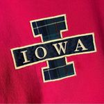 Lee ✨ Vintage Red Iowa Crewneck Sweatshirt Large Photo 8