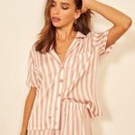 Reformation  Cameron Pajama Top Photo 0