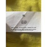 Nine West Jeans Yellow Flutter Sleeve Top Women’s XL 100% Cotton Photo 4