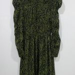 Ghospell Green High Neck Long Sleeve Maxi Dress Small NWOT Photo 0