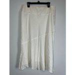 Style & Co Women’s white/cream Linen Skirt size 16 Photo 3