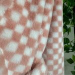 Minky Couture Thick Ultra Plush Checkered Blanket Robe size XS Pink Photo 11