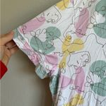 Disney  Winnie the Pooh Bear Outline White Multi Pajama Shorts Set Womens L Sleep Photo 2
