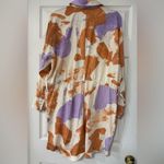 Eloquii  Women's Abstract Print in Orange & Purple Jumpsuit Size 18 NWT Photo 7