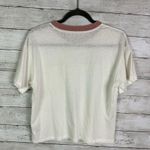 American Eagle Ringer Crew Neck Tee Shirt Size Medium Photo 2