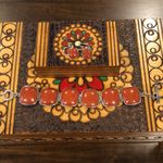 Sterling Silver BARSE Burnt Orange Jasper Square Drop Earrings Photo 4