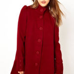 Free People Free People Red Coat women's 4 fall winter academia classic preppy old money Photo 0
