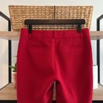 Banana Republic  Mid-Rise Martin Fit Red Woven Career Dress Pant Trouser, 4 Photo 5