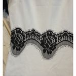 Beulah Style Women's Designer Dress Lace Neckline Black White Size Medium NWT Photo 6