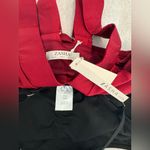 NEW Zasha Polewear Pole Set Red V Top and Black Cutout Bottoms 4 S Photo 3