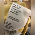 Anthropologie Pilcro Cottage Mustard Twill Pants Utility Drawstring Gold Photo 9