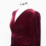 Vince Camuto  -  Velvet Knot-Front Long Sleeve Dress Photo 6