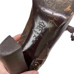 Diane Von Furstenberg  Leather Ankle Booties Braided Studded Brown Suede Size 7.5 Photo 10