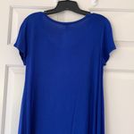 brenda's Royal Blue Asymmetrical Top Photo 4