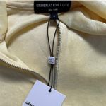 Generation Love Primrose Hoodie Small Butter Yellow Velvet NWT Women's Pullover Photo 7