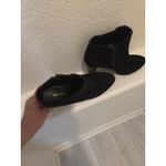 Nine West Ankles Boots Size 9 1/2 4" Studded Heel Side Zip Faux Suede Womens Photo 4