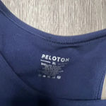 Peloton Women's XL High Neck Racerback Sports Bra Blue Activewear Photo 1