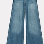 ZARA NWT MID-RISE PALAZZO LEG FULL LENGTH RIGID Ultra wide leg palazzos jeans 6 Photo 0