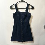 Sky And Sparrow Navy Corduroy Button Dress XS Photo 1