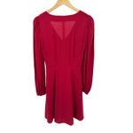 & Other Stories Y2K & Other Stories Red Button Front Mini Dress Long Sleeve LA Atelier Size 4 Photo 5