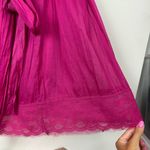 Philosophy di Alberta Ferretti Womens Dress Sz 6 Cotton Silk Tie Fuchsia Pink Photo 7