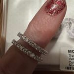 Moissanite Silver Ring stack Photo 0