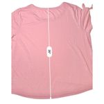 Talbots  Plus Size Pink Tie Sleeve Linen Top T-shirt 2X‎ Soft Girl Pastel Photo 6