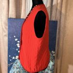 Liz Claiborne Vintage  Red Quilted Vest Size L Photo 4