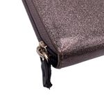 Kate Spade New York Glitter Silver Grey Zip Around Wallet Photo 4