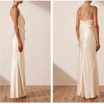 Shona joy  La Lune crossed draped maxi Cream dress Photo 5