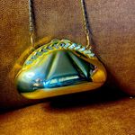 Gold Plated Crossbody Evening Bag with different colors and sparkling Cr… Photo 3