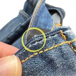 Who What Wear  Front Slit Knee-Length Denim Stretch Skirt Photo 12