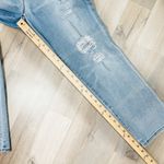 Chico's  The Platinum Crop Embroidered Girlfriend Jeans Light Blue Medium 8 Photo 10