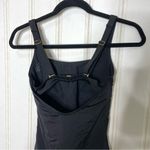 Athleta Aqualuxe Wide Strap Square One Piece Black SIZE XXS -861 Photo 3