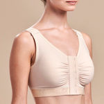 Marena Recovery Post Surgery Compression Recovery Bra Beige Size 42/44 Tan Photo 0