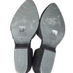 Eileen Fisher  Black Suede Flats Pointed Toe Elastic Band Slip On Comfort Shoes Photo 5