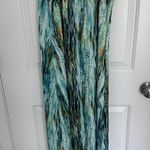 SheIn Green And Teal Printed Maxi Dress Photo 1