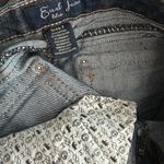 Earl Jeans Rhinestone Jeweled Pockets Size 7 Rodeo Bling‎ Jeans Boho Boot Cut Blue Photo 6