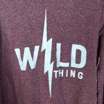 Wildfox  Wild Thing Maroon CREW NECK Sweatshirt Size Small Photo 1
