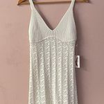 Jessica Simpson Boho Cream Open-Knit SwimSuit Cover Up NWT Size S Photo 9
