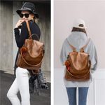 Women Backpack Purse PU Leather/ Casual Shoulder Bag/ Satchel Bags Photo 6