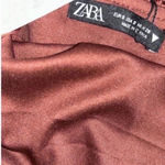 ZARA  Brown/Plum Sleeveless Fringe Midi
Dress (Size Small) Photo 5