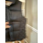 G.H. Bass Black Down Feather Puffer Vest Women’s Size XL Quilted Hooded Warm Photo 4