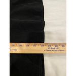 Live a Little  Vintage Button Ruffle Collar Leather Coat Jacket Black Women's L Photo 11