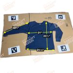 Time And Tru Blue Sweatshirt, Women's Large Pullover, Long Sleeve, Casual Comfy Photo 3