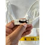 Madewell 100% Linen Cross Back top Size 00 Photo 5