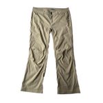 prAna Halle II Pants Mid Rise Hem Roll Up UPF 50+ Outdoor Hiking Beige Size 16 Photo 2