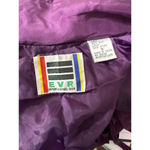 Vintage 100% Silk EVR Tracksuit Purple Size S Photo 5