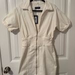 Ramy Brook White  Lily Denim Dress  Photo 1