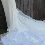 Maggie Sottero Cream Wedding Dress Size 10 Photo 1